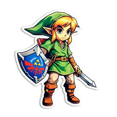 legend of zelda stickers|legend of zelda laptop sticker.